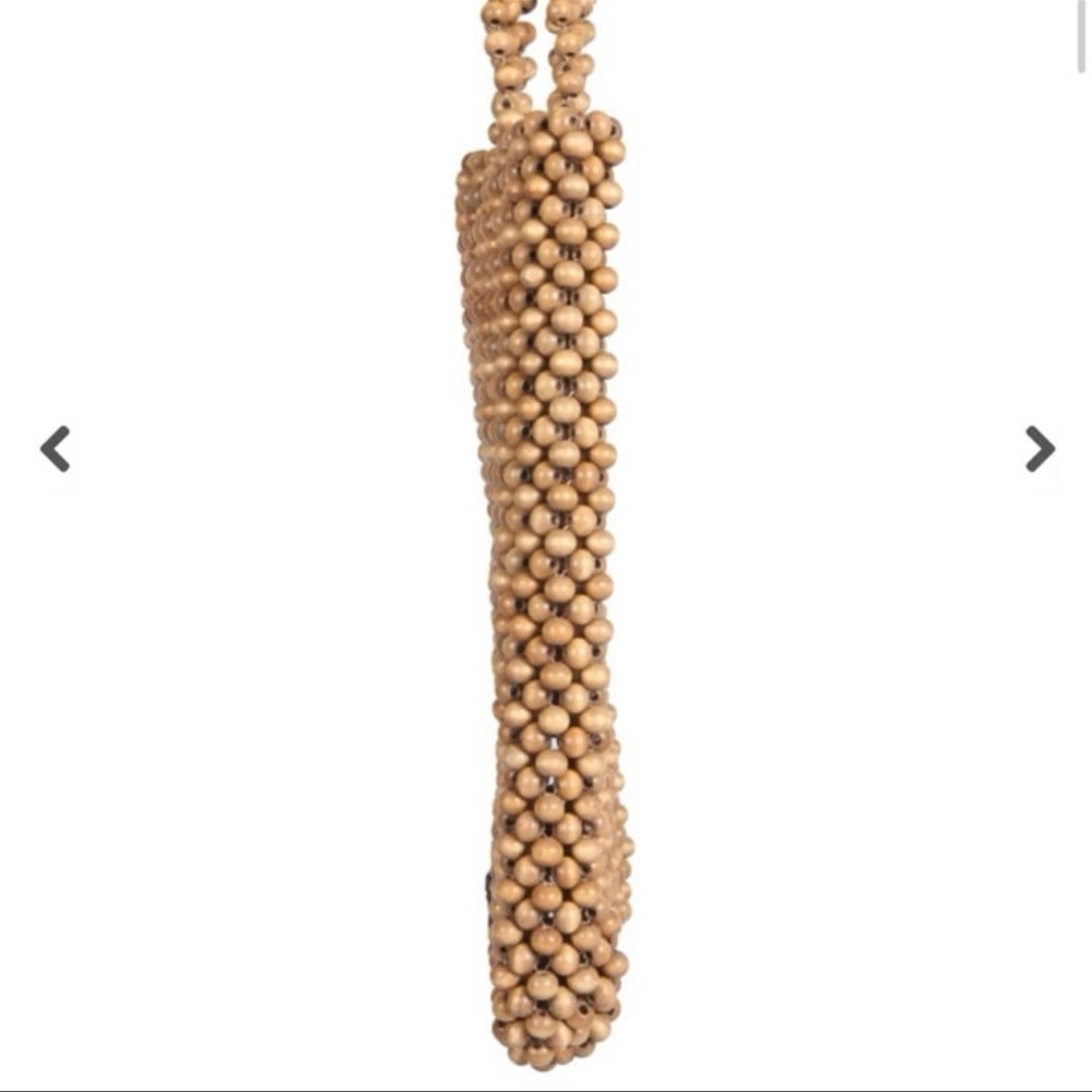 Anya Hindmarch Brown Beaded Mini Bag with White Eye Detail - Picture 3 of 6